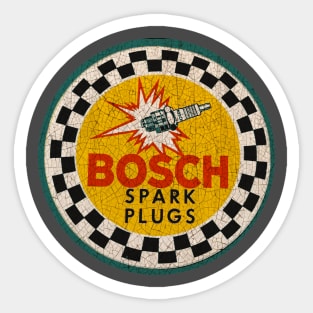 Bosch Vintage Spark plugs Sticker